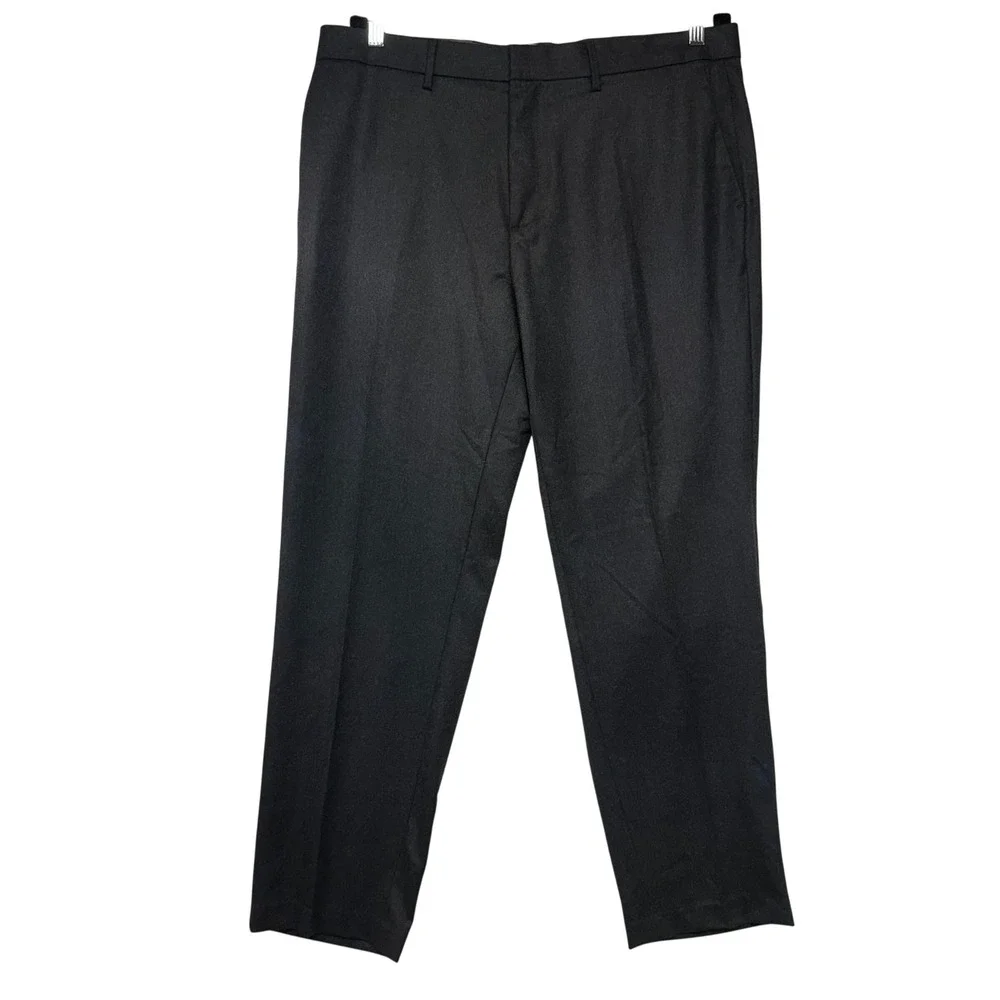Banana Republic Tapered Fit Dress Pants Mens 35x30 Charcoal Gray 744351-00-1 NEW